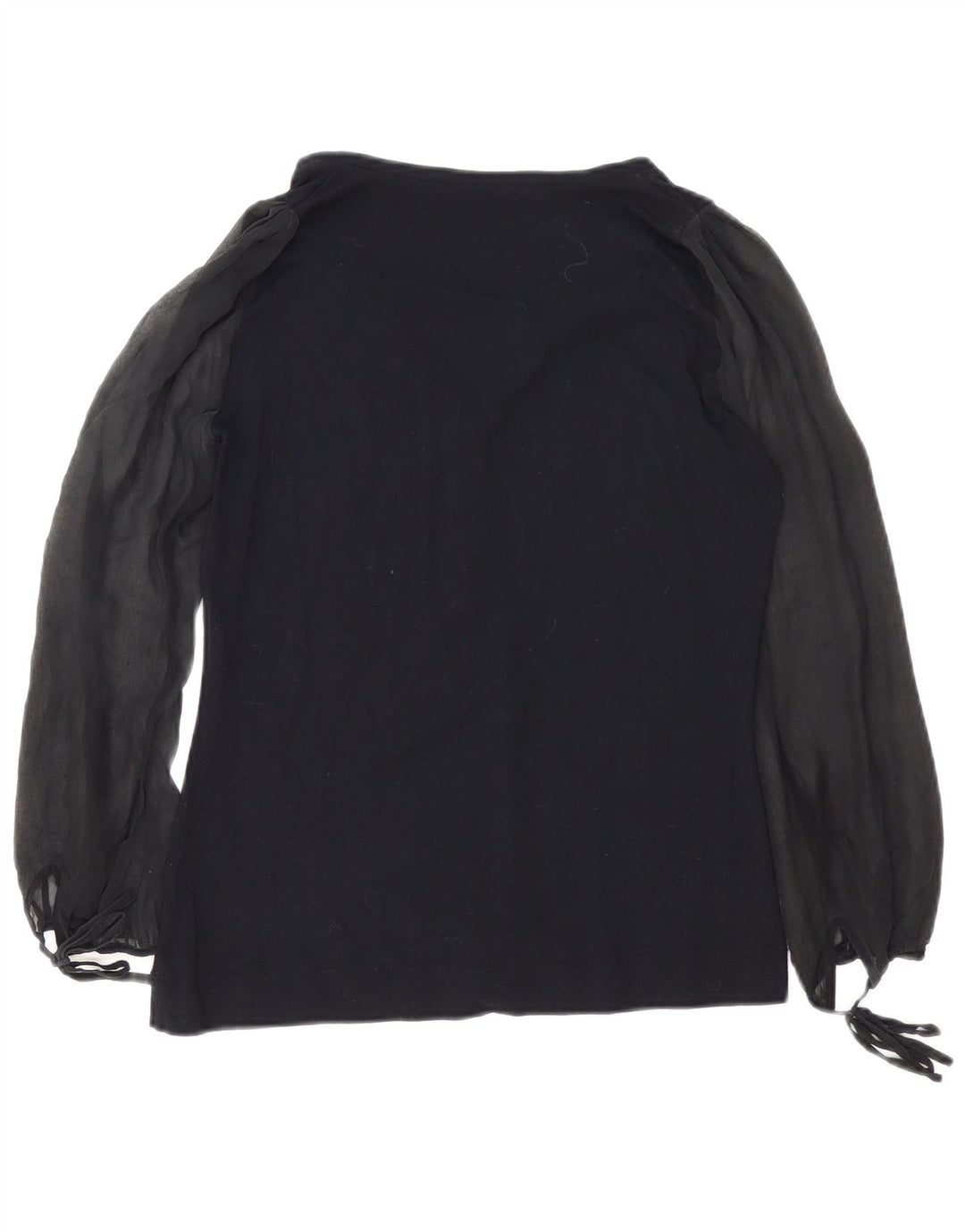 Sportmax Dame Langærmet Bluse Top UK 14 Large Black