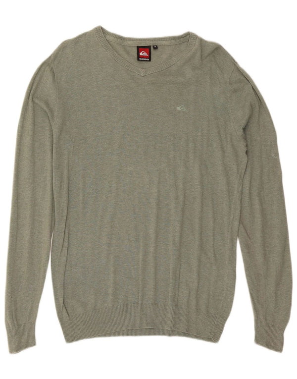 Quiksilver Herre V-hals sweater lille grøn bomuld