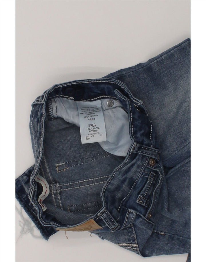 LEVI'S Girls Skinny Jeans 4-5 Years W20 L17  Blue Cotton | Vintage Levi's | Thrift | Second-Hand Levi's | Used Clothing | Messina Hembry 