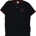 JACK & JONES Mens Polo Shirt Medium Navy Blue Cotton | Vintage Jack & Jones | Thrift | Second-Hand Jack & Jones | Used Clothing | Messina Hembry 