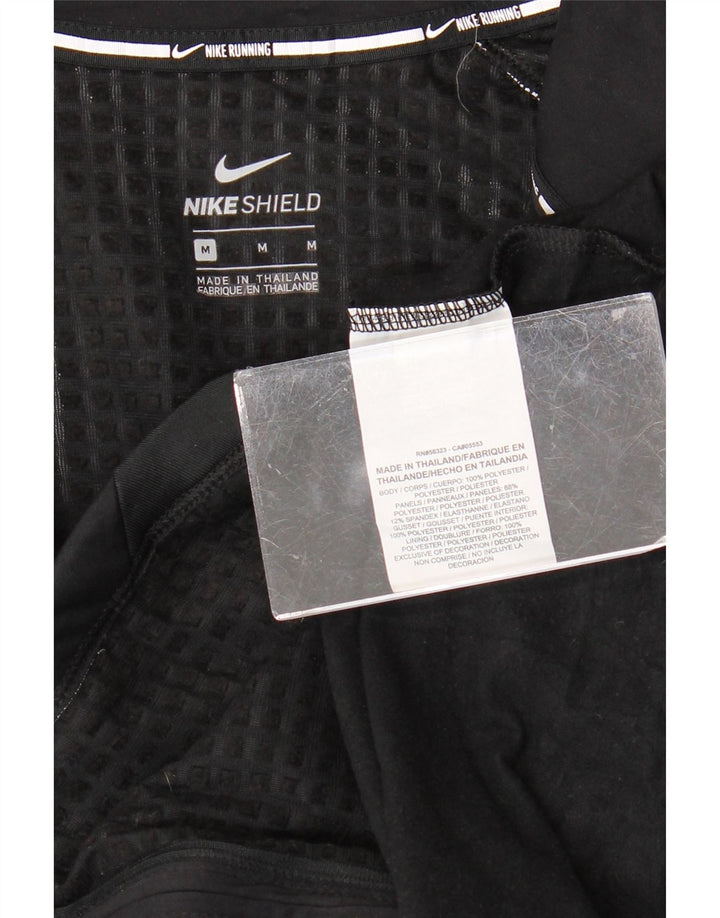 NIKE træningsdragt topjakke til kvinder UK 14 Medium Sort Polyester