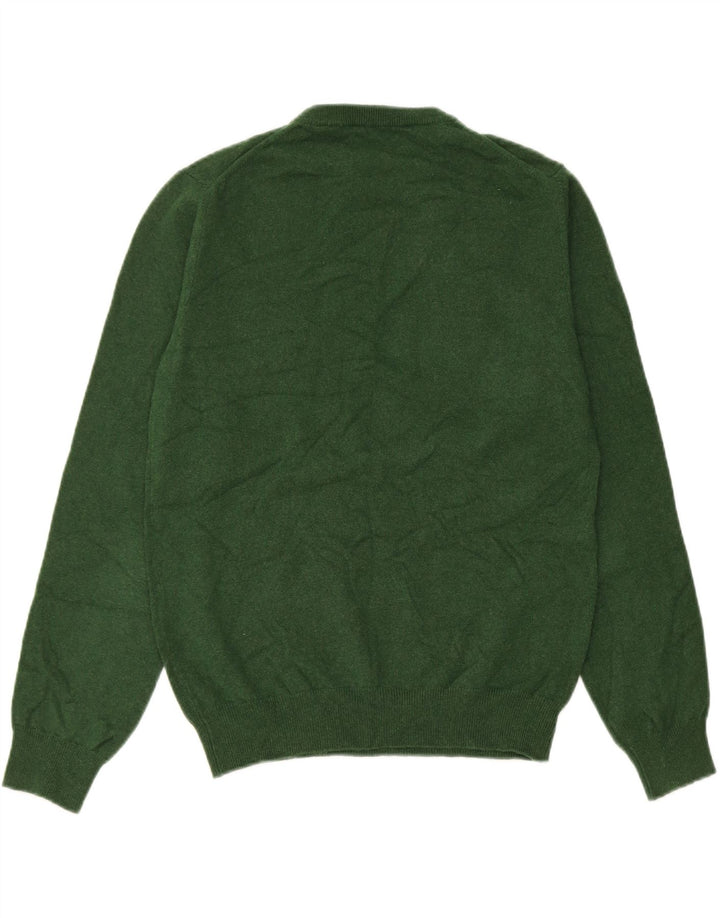 Gant Dame Oversized Crew Neck sweater UK 10 Small Green Wool