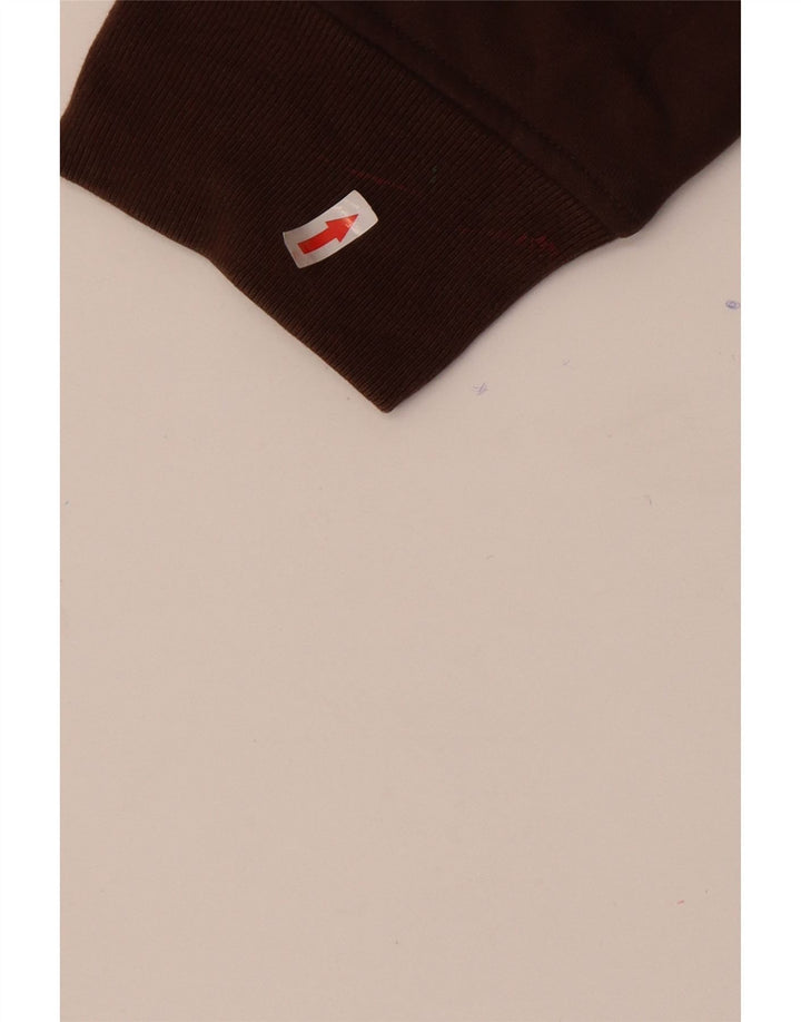 Eddie Bauer Sweatshirt med lynlås til mænd 2XL brun bomuld