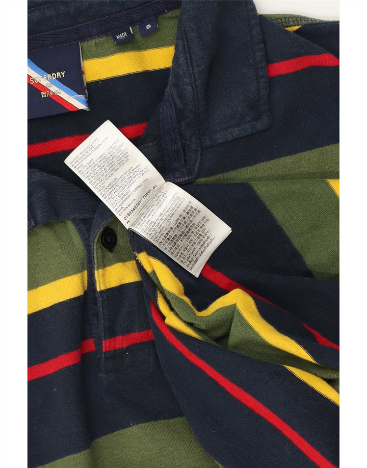 Superdry herre poloshirt Lille flerfarvet stribet bomuld