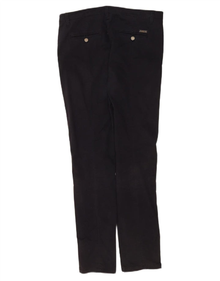 Massimo Dutti Dame Slim Trousers EU 40 Medium W30 L30 Navy Blue