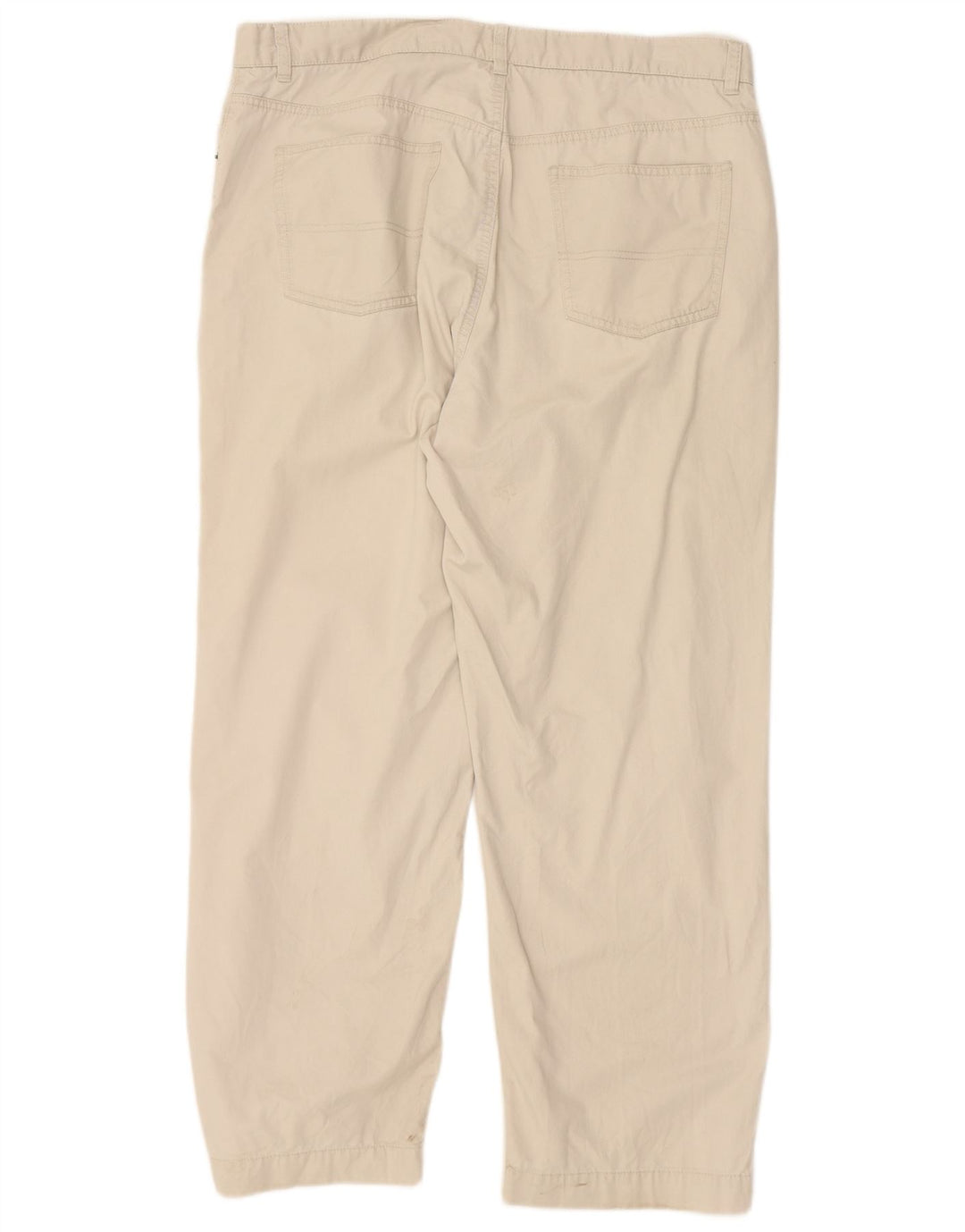 TOMMY HILFIGER Mens Straight Jeans W36 L27 Beige Cotton