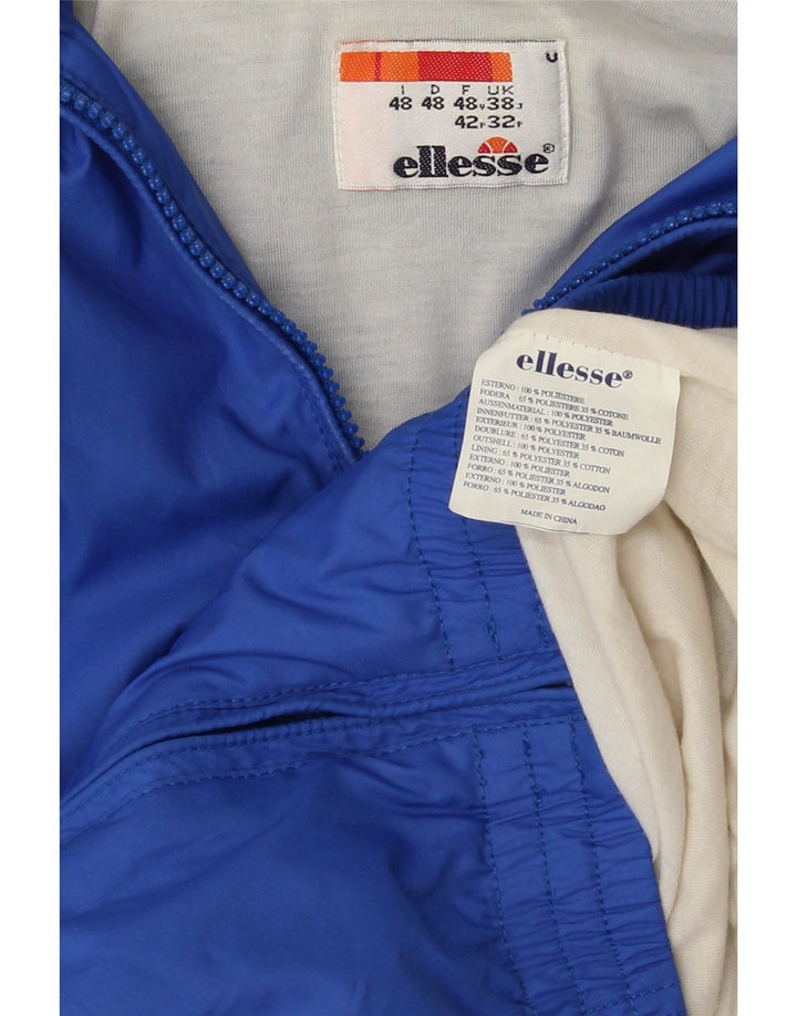Ellesse Herre træningsdragt Topjakke UK 38 Medium Blue Polyester