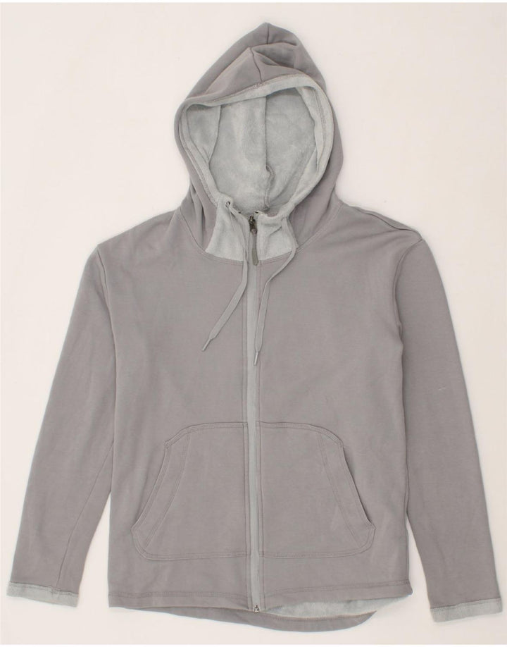 CHAMPION Mens Zip Hoodie Sweater Medium Grey Polyester Vintage Champion and Second-Hand Champion from Messina Hembry 