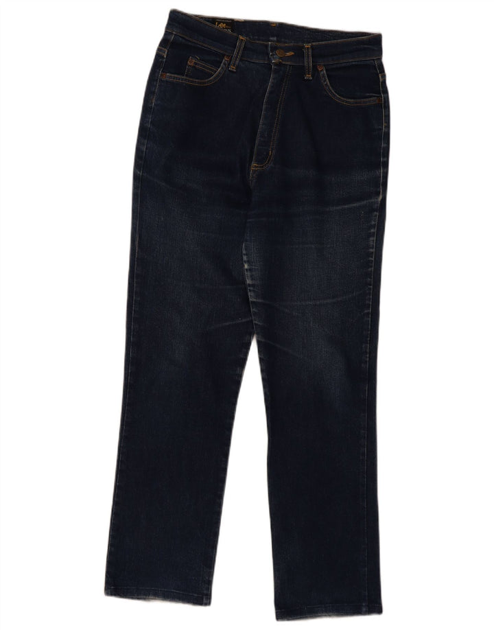 Lee Dame Dallas Straight Jeans W32 L28 Marineblå Bomuld