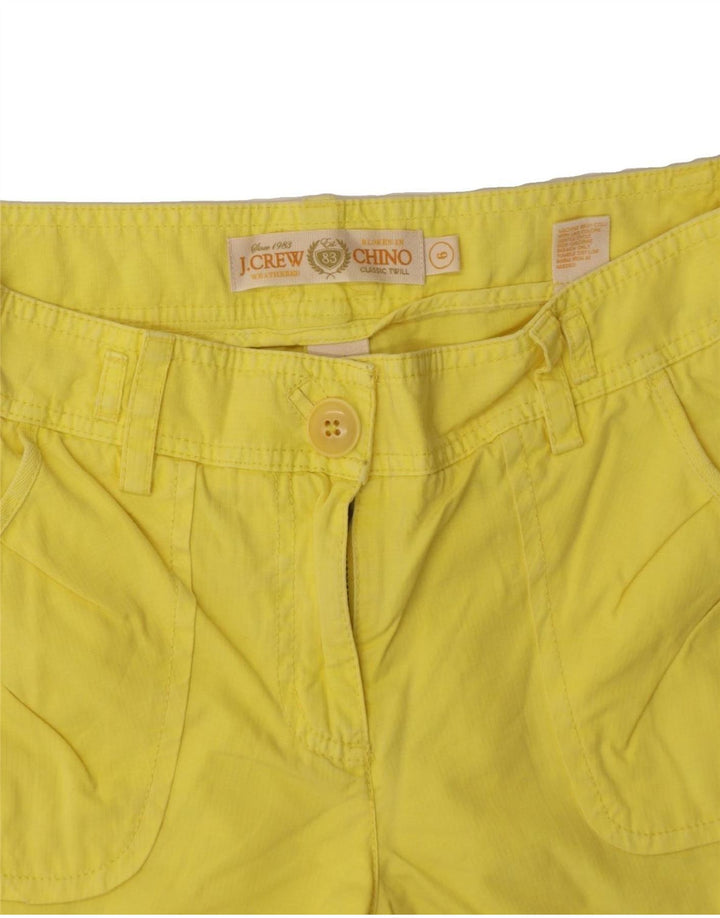 J. CREW Mens Chino Shorts US 6 Medium W32  Yellow Cotton Vintage J. Crew and Second-Hand J. Crew from Messina Hembry 