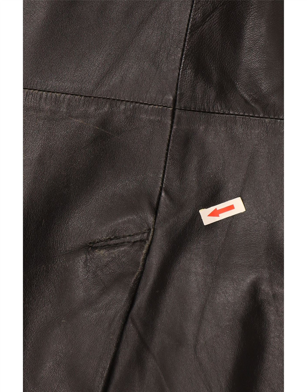 Conbipel Heron Free Heron Leather Coat IT 48 Medium Sort Læder