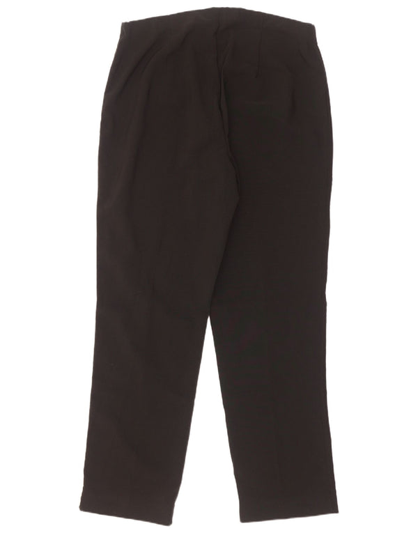 Marks & Spencer Womens Autograph Casual Trousers UK 16 Large W34 L32 Black