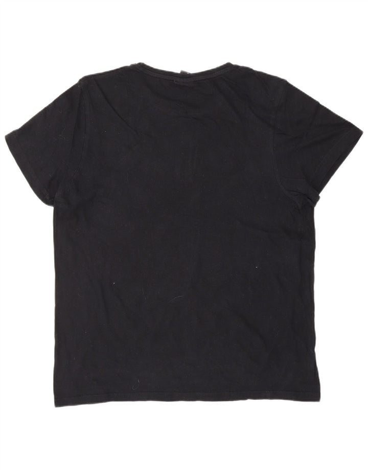 UMBRO Herre T-Shirt Top XL Sort Bomuld