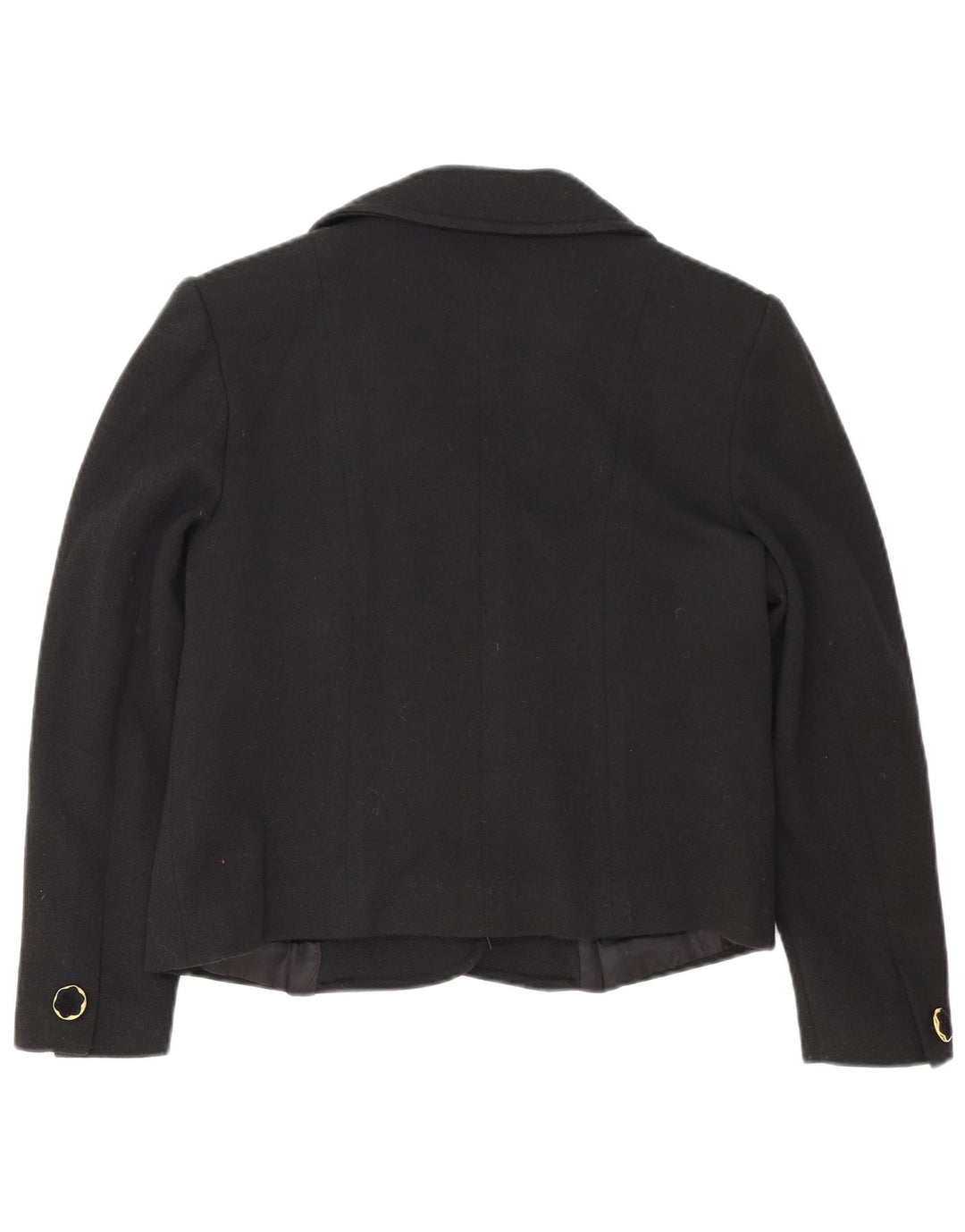 Pierre Cardin Dame 4-knaps blazerjakke IT 46 Stor sort uld