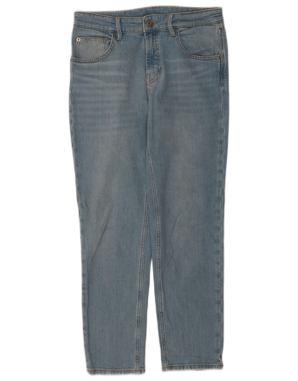 Massimo Dutti Dame Slim Jeans EU 36 XS W26 L26 Blå Bomuld