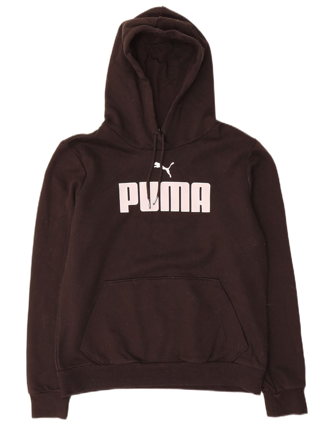 Puma Graphic Hoodie Jumper UK 14 Medium Sort