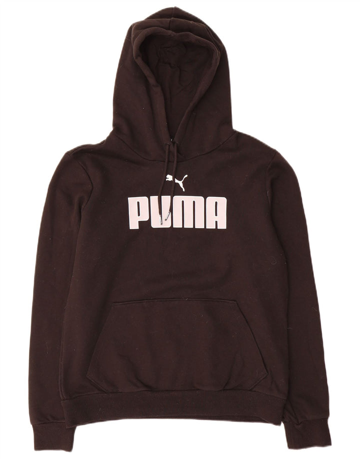 Puma Graphic Hoodie Jumper UK 14 Medium Sort