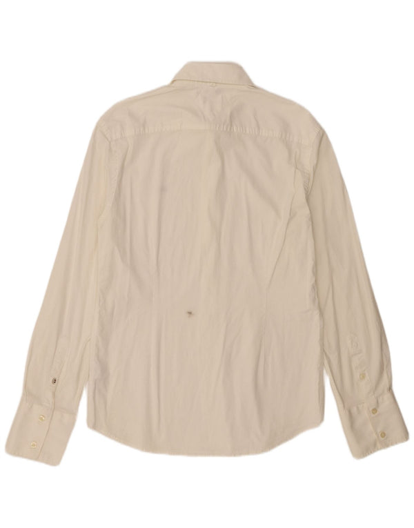 Tommy Hilfiger Herre Slim Fit skjorte Stor hvid bomuld