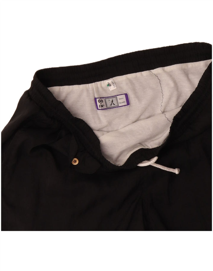 VINTAGE Sportsshorts til mænd Stor sort polyamid