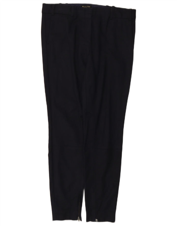 Massimo Dutti Dame Slim Chino Bukser EU 40 Medium W30 L28 Marineblå
