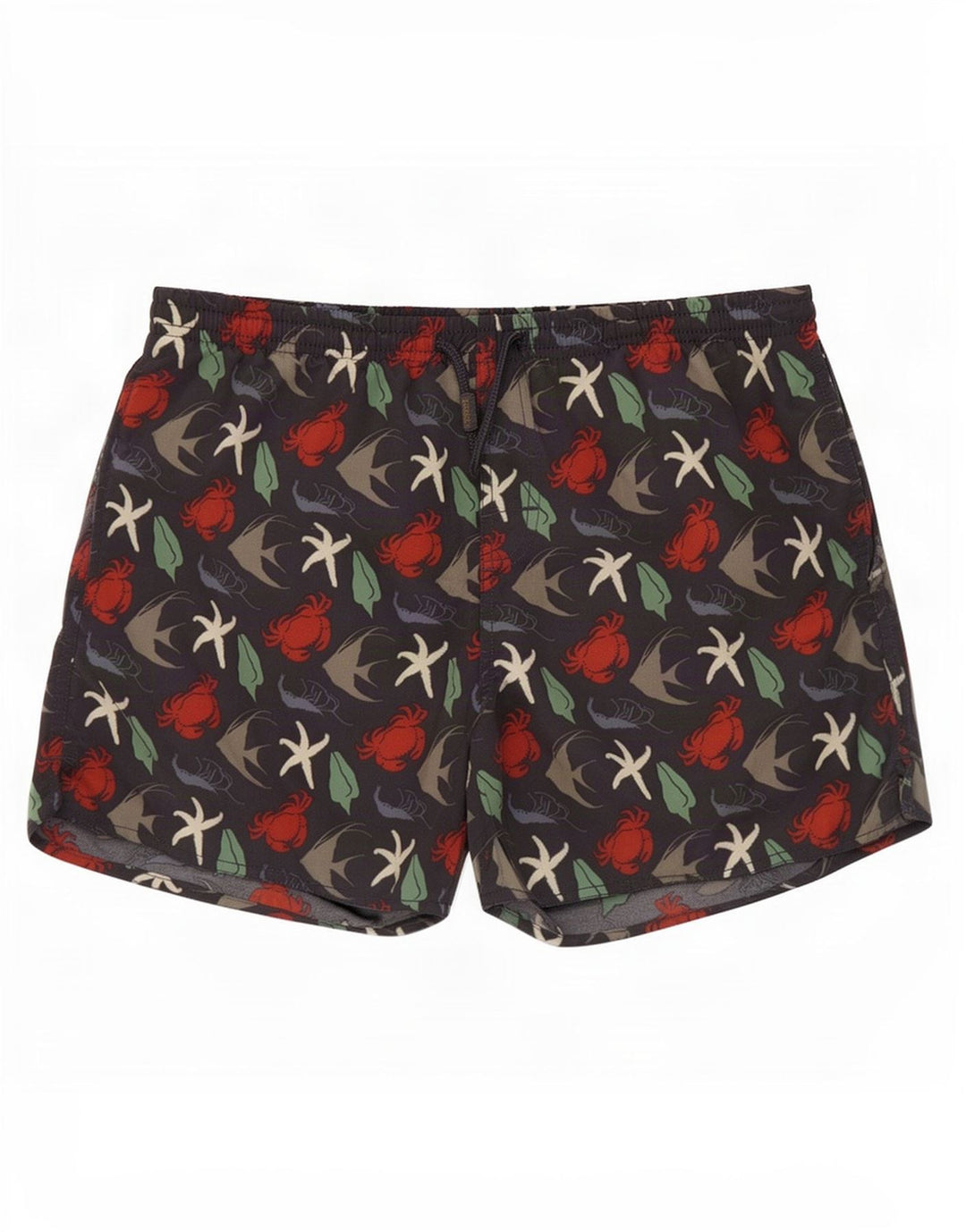 Scout Herre abstrakt mønster svømmeshorts Medium Navy Blue Polyamid