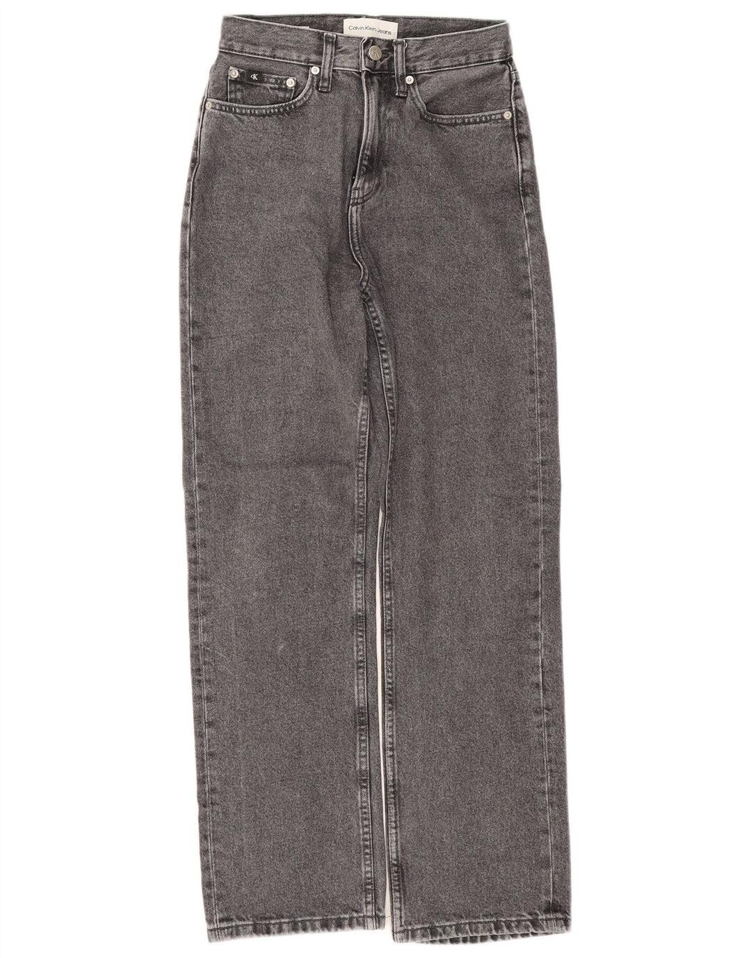 Calvin Klein Dame Jeans med brede ben W26 L28 Grå