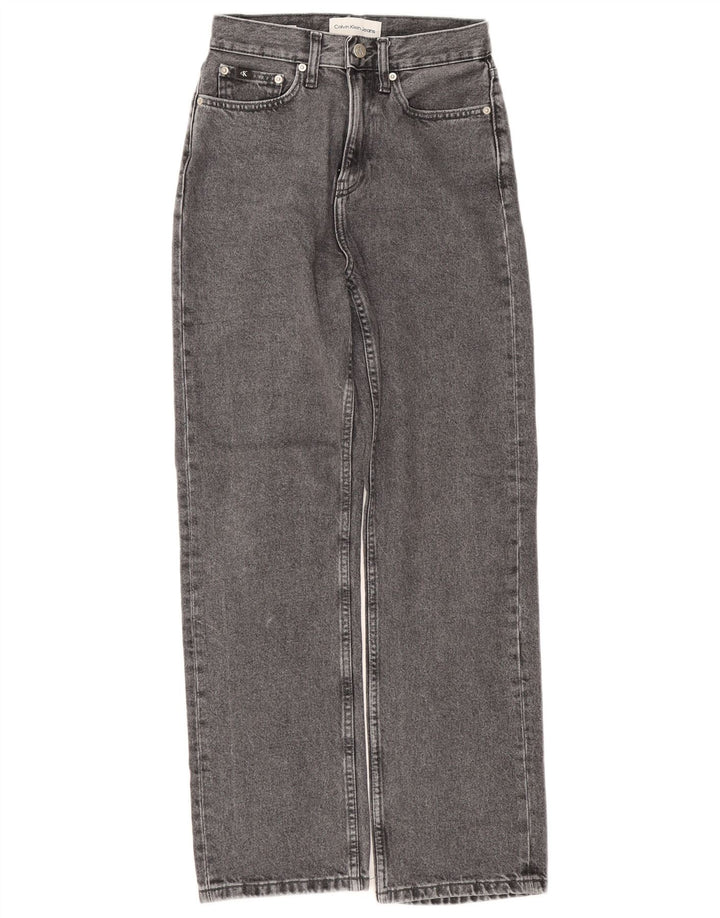 Calvin Klein Dame Jeans med brede ben W26 L28 Grå