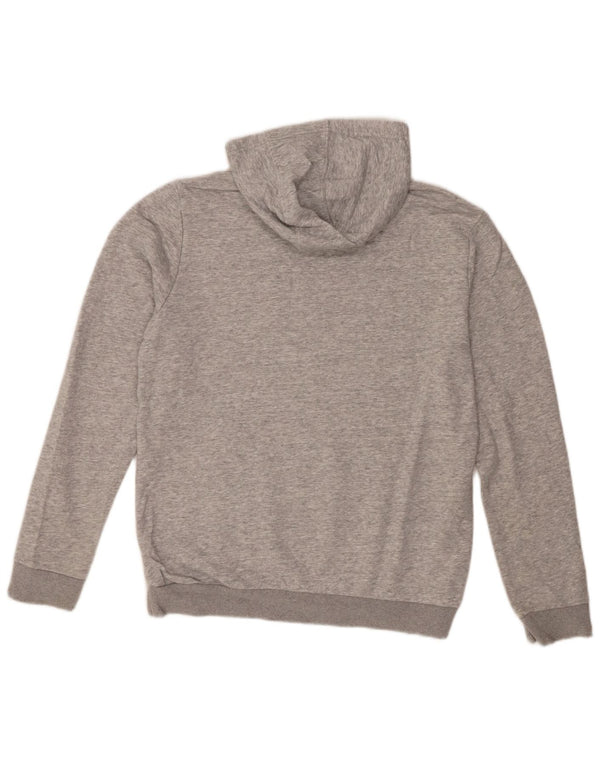 Adidas Grafisk hættetrøje til drenge 15-16 år Grå bomuld