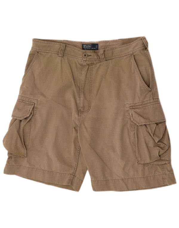 Polo Ralph Lauren Herre Cargo Shorts W36 Large Khaki Bomuld