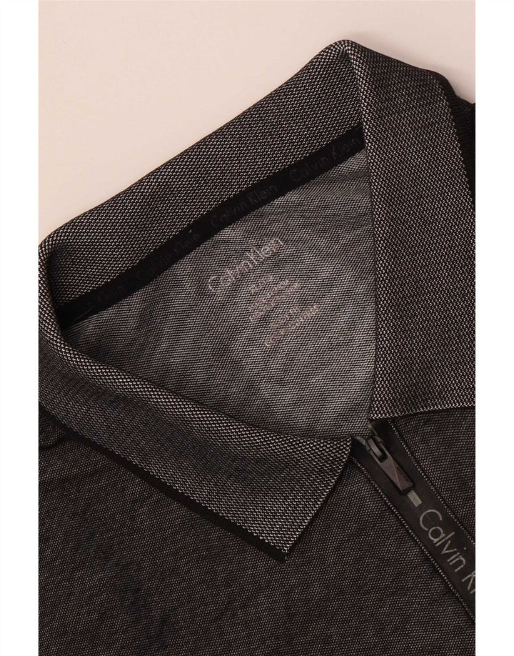 Calvin Klein herre poloshirt XL Grå Flecked
