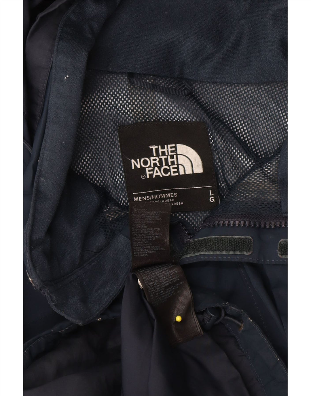The North Face Regnjakke med hætte til mænd UK 40 Large Navy Blue Polyester