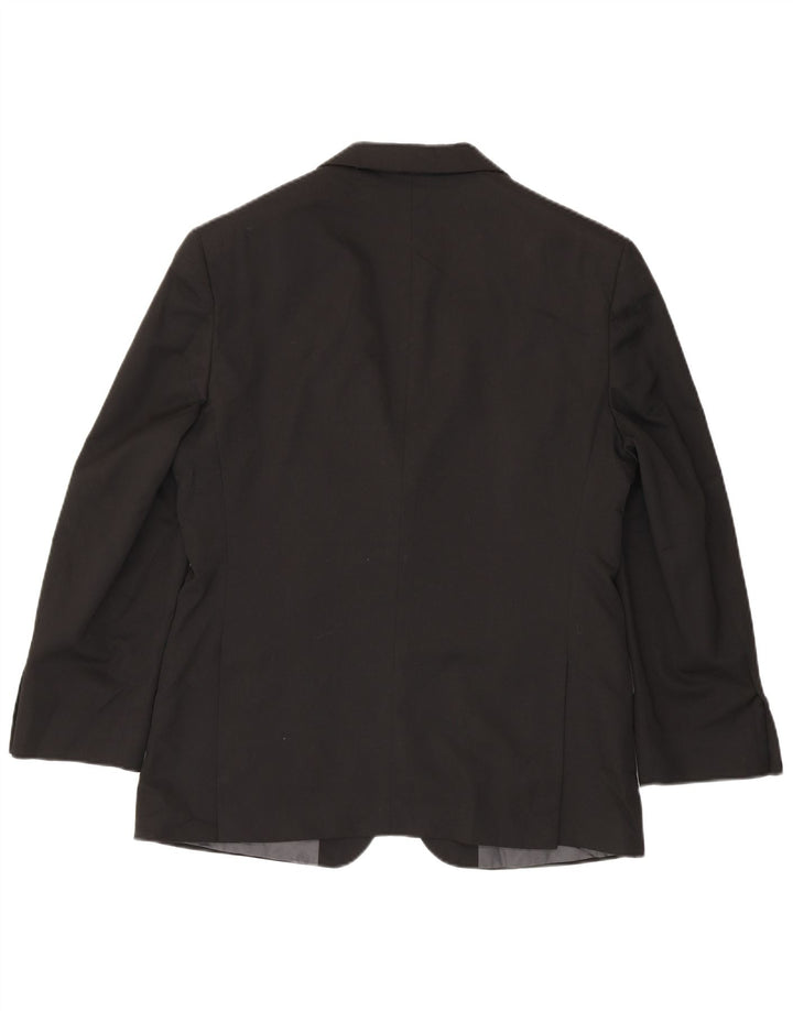 Marks & Spencer Herre Short 2 Button Blazer Jacket UK 40 Medium Black