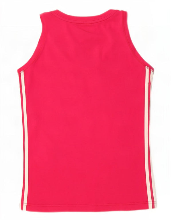 Adidas Dame Climalite Vest Top UK 8/10 Small Pink Bomuld
