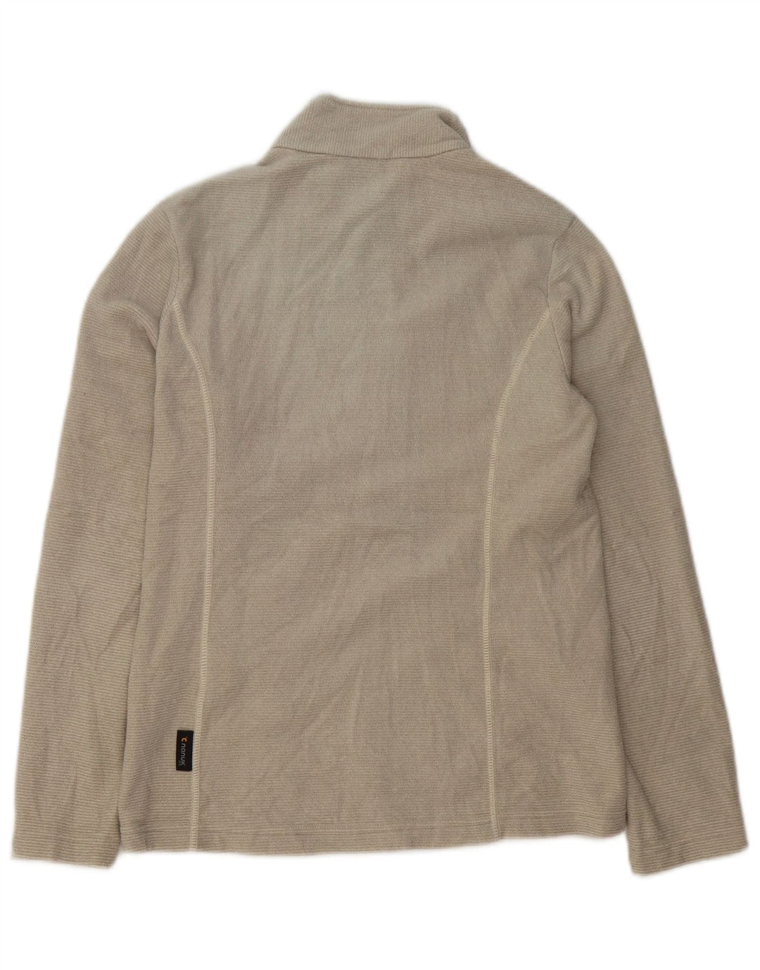 Jack Wolfskin Dame Fleecejakke UK 8/10 Small Beige Polyester