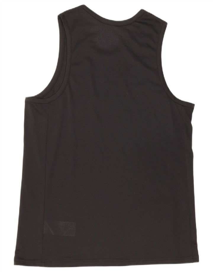 Nike Herre Dri Fit Grafisk Vest Top Medium Sort Polyester