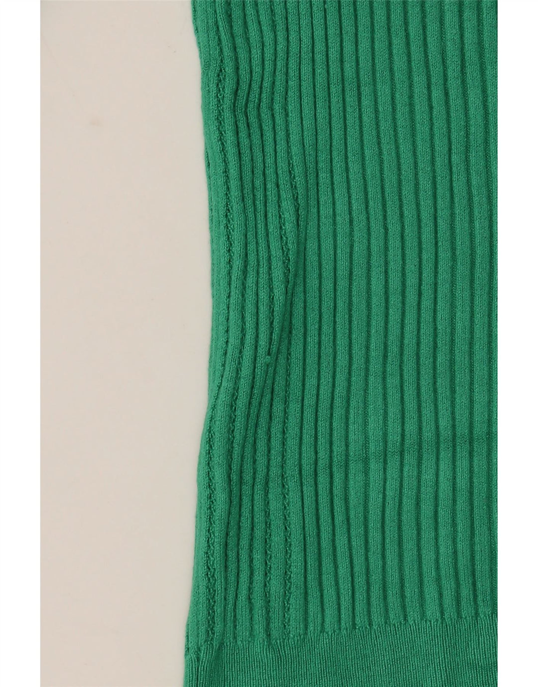 MARKS & SPENCER Womens Polo Neck Jumper Sweater UK 12 Medium  Green Vintage Marks & Spencer and Second-Hand Marks & Spencer from Messina Hembry 