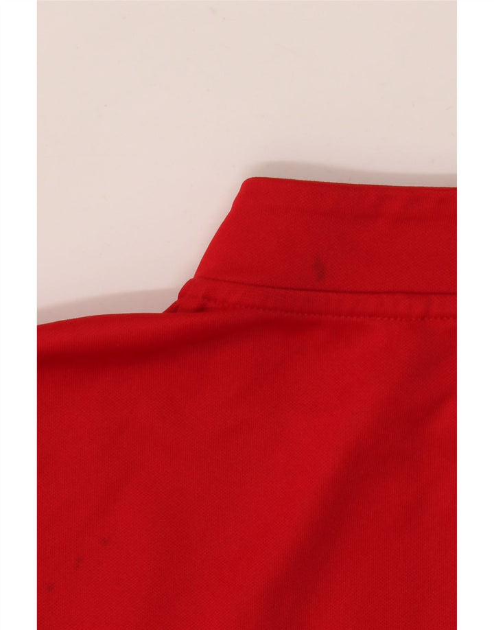 Adidas Herre Aeroready Grafisk træningsdragt Topjakke Medium Rød Polyester