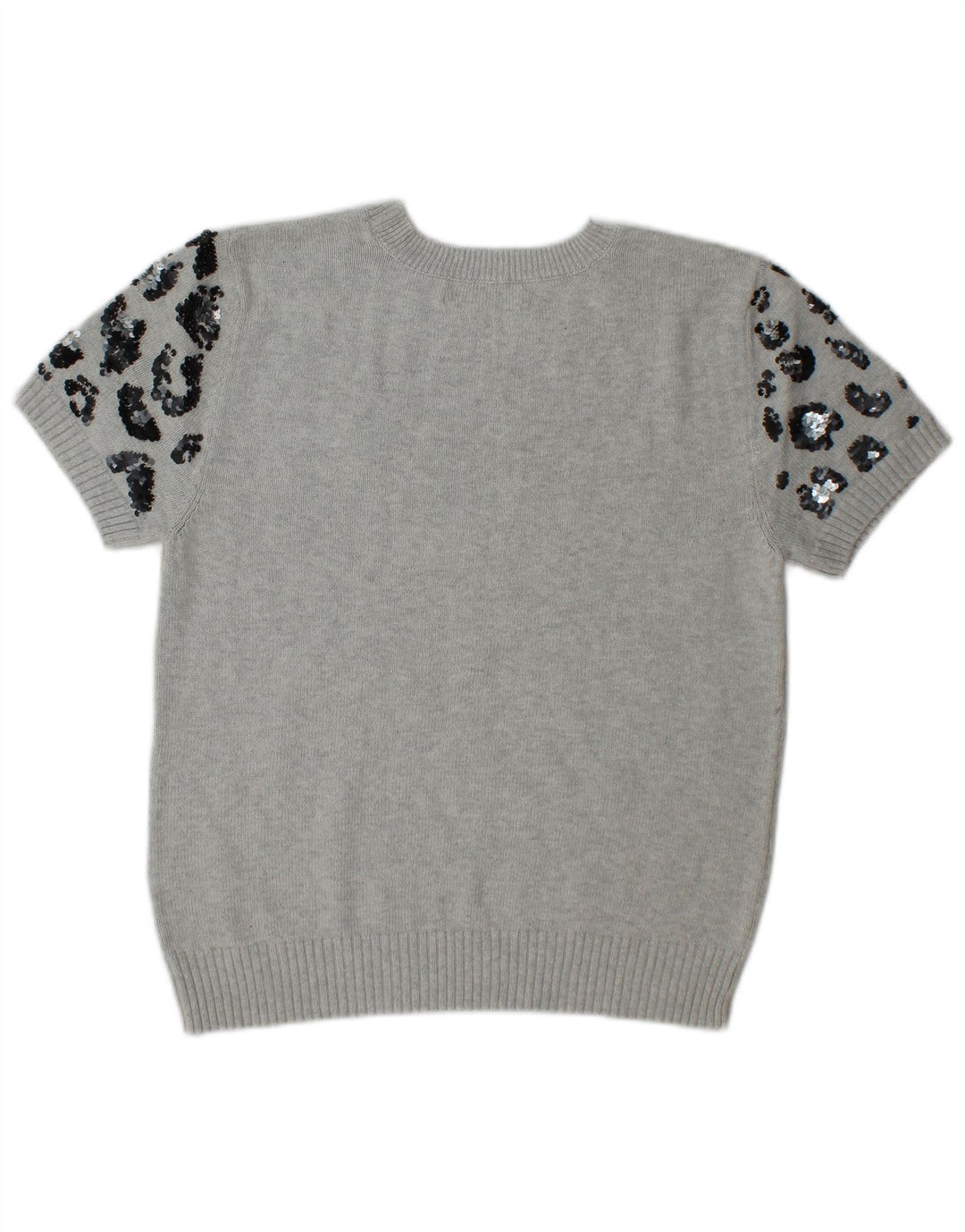 Marks & Spencer Dame sweater med rund hals DK 14 mellemgrå