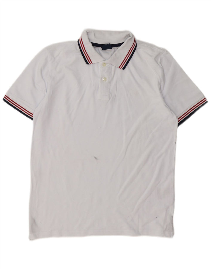 North Sails Herre Grafisk Polo Shirt Lille Hvid Bomuld