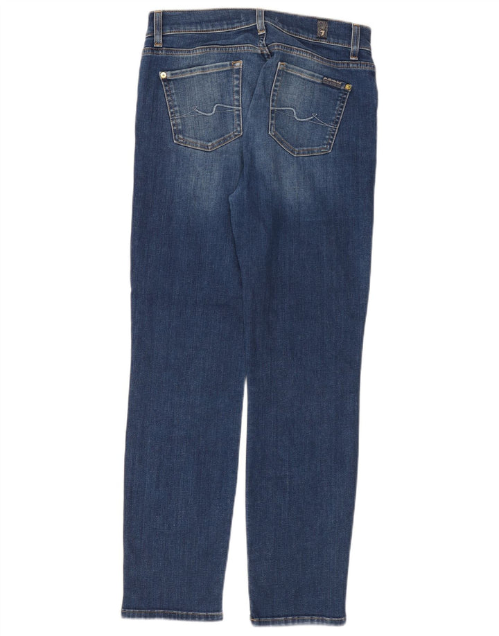 7 TIL ALLE MENNESKER Dame Slim Jeans W26 L28 Blå Bomuld