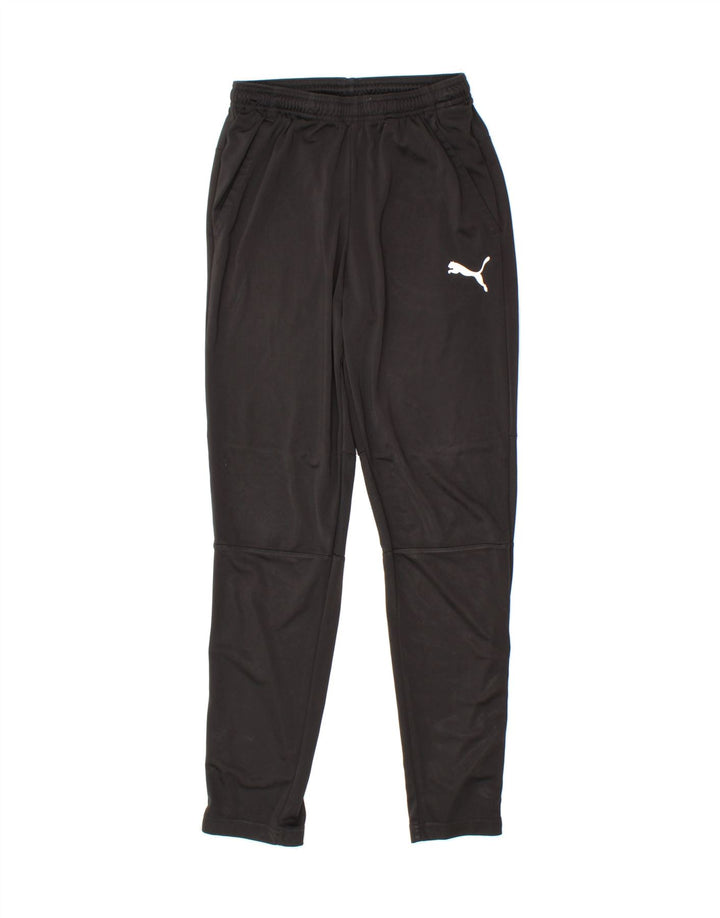 PUMA Mens Tracksuit Trousers Small  Black Polyester Vintage Puma and Second-Hand Puma from Messina Hembry 