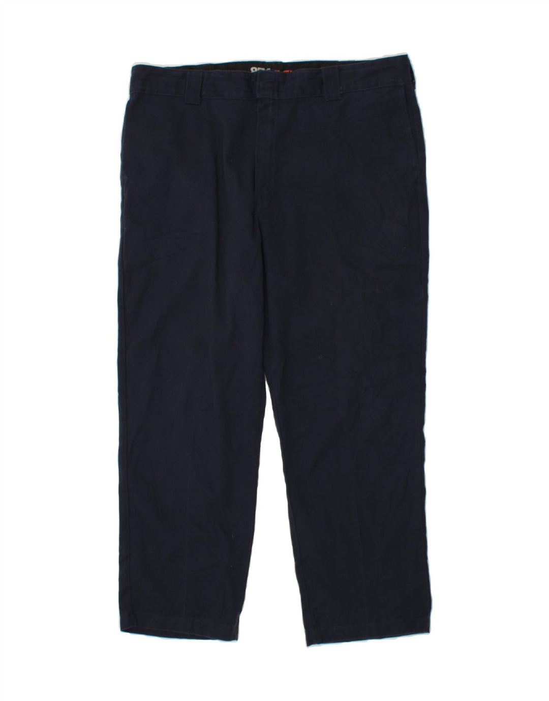 DICKIES Mens Straight Chino Trousers W42 L30  Navy Blue Polyester Vintage Dickies and Second-Hand Dickies from Messina Hembry 