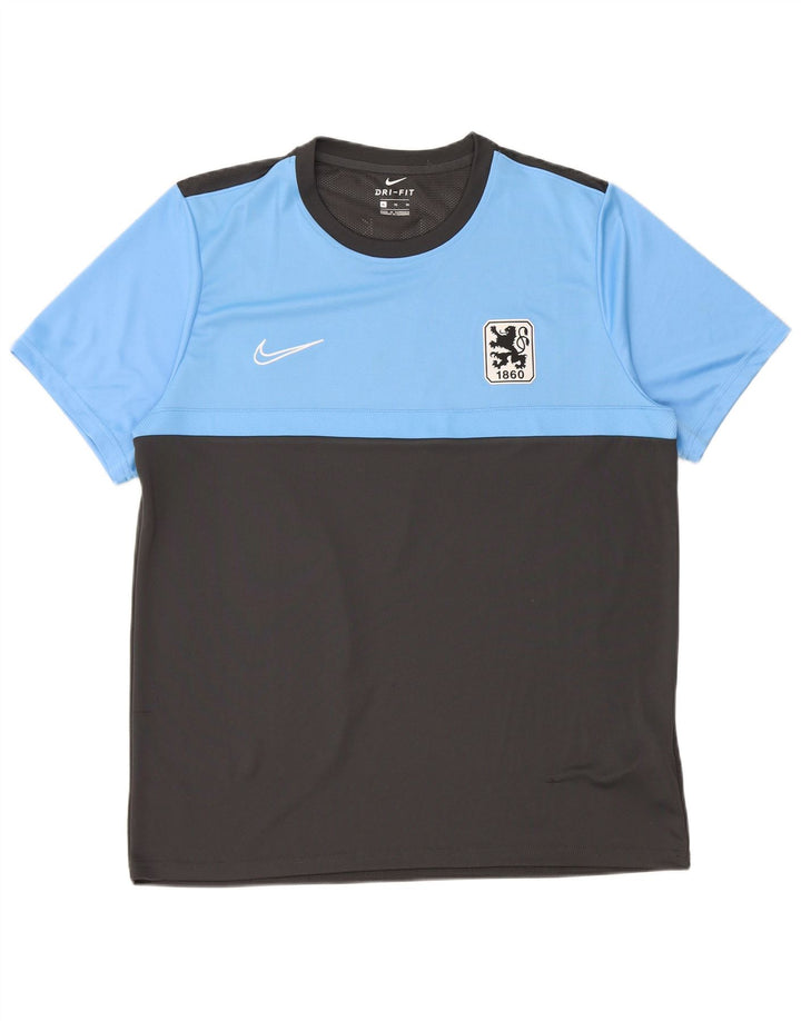 Nike Herre Munchen Grafisk T-Shirt Top XL Grå Colourblock Polyester