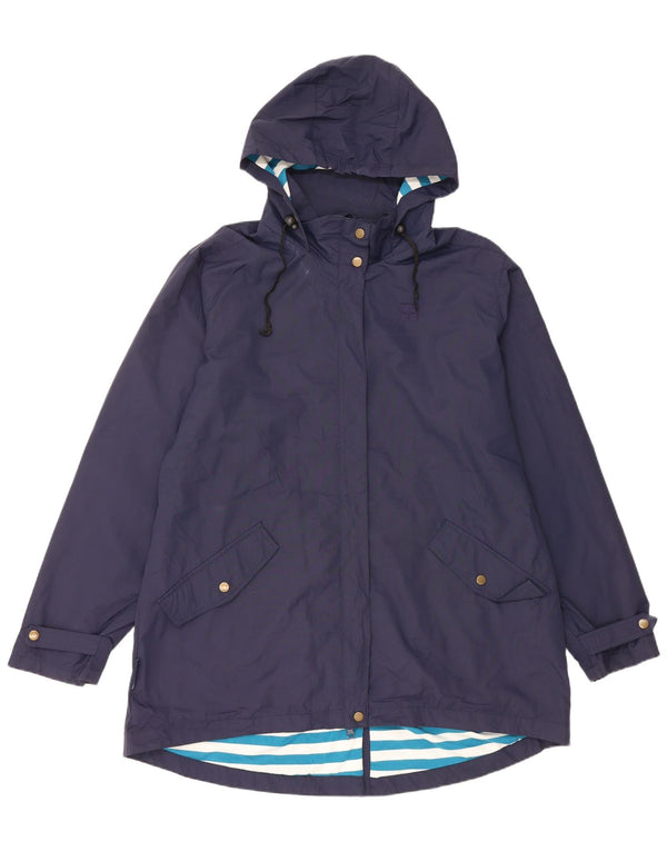 Mountain Warehouse Dame Hætte Oversized Regnfrakke UK 18 XL Navy Blue