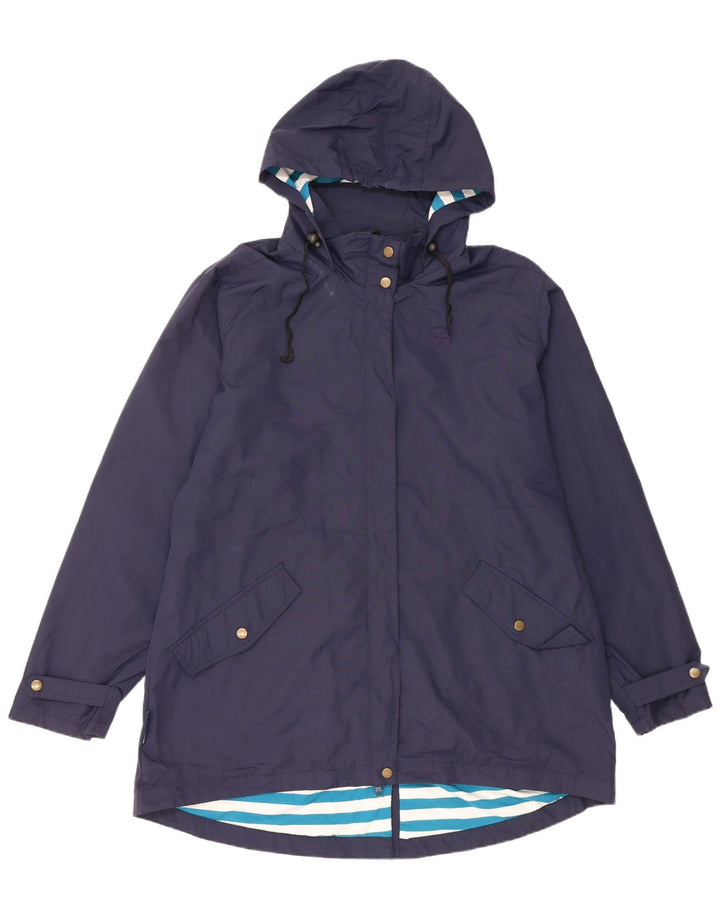 Mountain Warehouse Dame Hætte Oversized Regnfrakke UK 18 XL Navy Blue