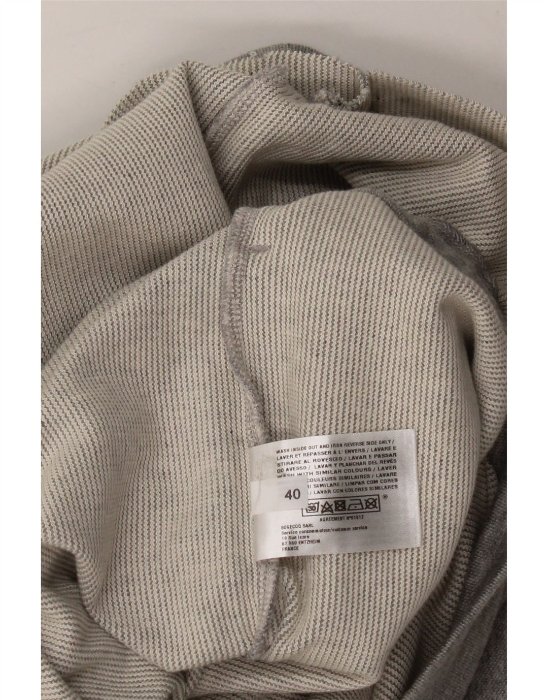 LE COQ SPORTIF Womens Sleeveless Jumpsuit EU 40 Medium  Grey Cotton Vintage Le Coq Sportif and Second-Hand Le Coq Sportif from Messina Hembry 
