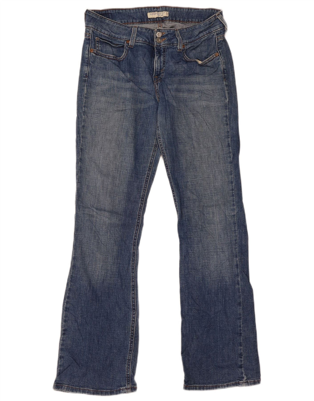 Levi's Womens 515 Slender Bootcut Jeans US 8 Medium W32 L31 Blue Cotton