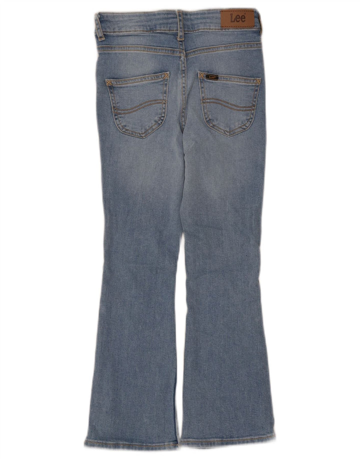 LEE Girls Bootcut Jeans 7-8 Years W24 L21 Blue Cotton