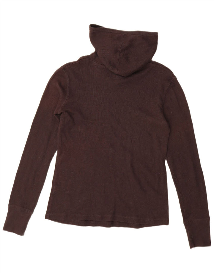 Reebok Dame hættetrøje Langærmet UK 12 Medium Brun Bomuld