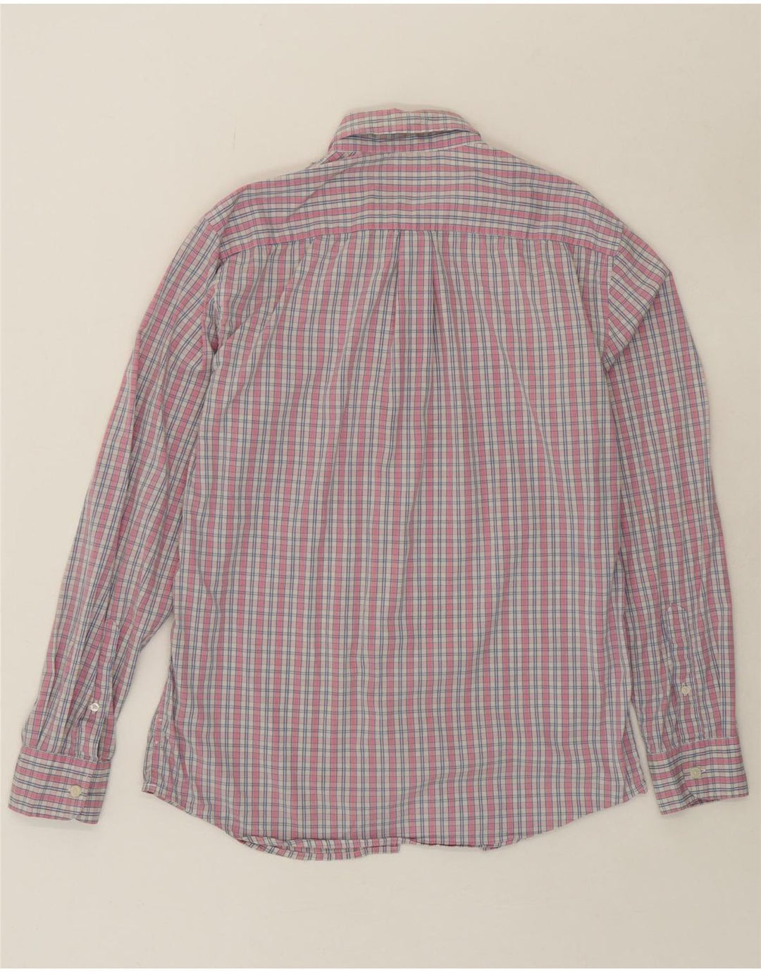DOCKERS Mens Shirt Medium Pink Check Cotton Vintage Dockers and Second-Hand Dockers from Messina Hembry 